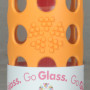 LifeFactory Glass water bottle 9oz orange