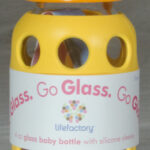 LifeFactory glass water bottle custom 4oz